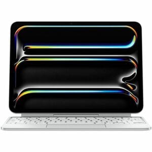 Apple Magic Keyboard/Cover Case for 33.02 cm (13") Apple iPad Pro 13 (2024) Tablet - White - Aluminium Body