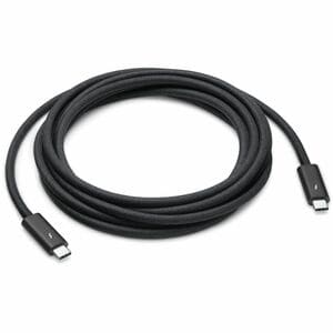 Apple 3 m (118.11") Thunderbolt 4 Data Transfer Cable - Cable for Display, Dock, iPhone, iPad Pro, MacBook Pro, iPad Air -