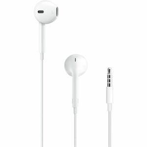 Apple EarPods Wired Earbud Stereo Earset - White - Binaural - In-ear - Noise Canceling - Mini-phone (3.5mm)