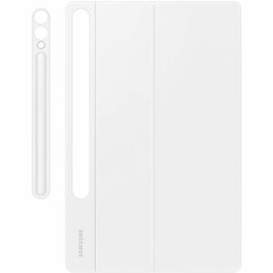 Samsung Book Cover Tastatur/Cover (Buchfalz) Samsung Galaxy Tab S9+ Tablet - Weiß - 286 mm Höhe x 193,4 mm Breite x 14,8 m