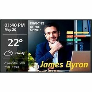 LG CreateBoard 55TR3DK-B 4K UHD LCD Collaboration Display - ARM Cortex A55 - 4 GB DDR SDRAM - Infrarosso (IrDA) - Touchscr