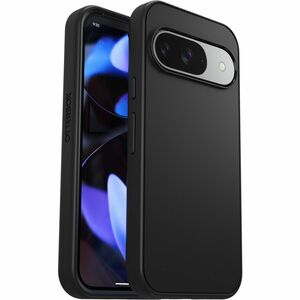 OtterBox Symmetry Case for Google Pixel 9, Pixel 9 Pro Smartphone - Black - Drop Resistant - Plastic, Polycarbonate (PC)