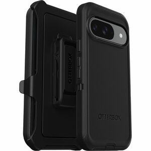 OtterBox Defender Rugged Carrying Case (Holster) Google Pixel 9, Pixel 9 Pro Smartphone - Black - Drop Resistant, Tear Res