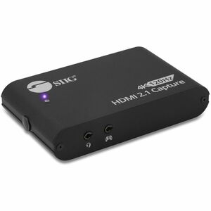 SIIG 4K120Hz HDMI 2.1 Capture Device for Gaming and Streaming - 4K60Hz Capture - 4K 120Hz/144Hz Loopout - USB-C 10Gbps - T