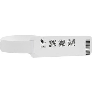 Wristband PolyPro/PET 3 x 11in 76x279mm DT Z-Band Fusion Adhesive Closure Infant w/ Label 200/roll 5 rolls/case 5in OD