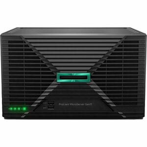 HPE ProLiant MicroServer Gen11 Ultra Micro Tower Server - 1 Xeon E-2434 3.40 GHz - 32 GB RAM - 4 TB HDD - Serial ATA/600 C