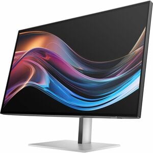 HP 727pk 27" Class 4K UHD LCD Monitor - 16:9 - Natural Silver - 68.6 cm (27") Viewable - In-plane Switching (IPS) Black Te