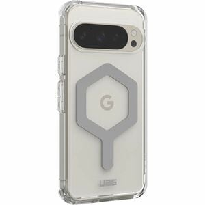 Urban Armor Gear Plyo Pro Rugged Case for Google Pixel 9 Pro Smartphone - Ice/Silver - Crystal Clear - Drop Proof, Impact 