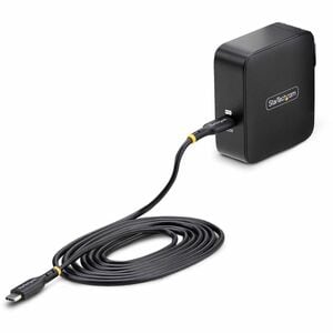 StarTech.com 140W USB-C Wall Charger, USB-IF Certified, PD 3.1 Portable GaN Charging Power Adapter, 6ft/1.8m USB-C to USB-