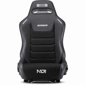 Next Level Racing ERS3 Elite Reclining Seat- PU Leather & Suede Edition - For Gaming - Foam - Black