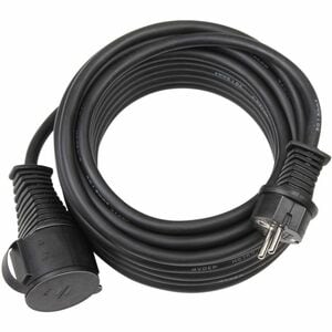 Brennenstuhl Verlängerungskabel - 10 m - Netzstrom / Netzstrom - 230 V AC - Outdoor - Schwarz