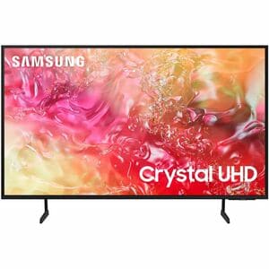 Samsung TV Crystal UHD 4K 50” UE50DU7170UXZT Smart TV Wi-Fi Black 2024, Processore Crystal 4K, 4K Upscaling, Slim Look Des