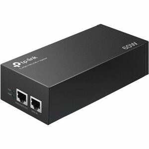 TP-Link POE170S 60W PoE++ Injector - 120 V AC, 230 V AC Input - 1 x RJ-45 Input Port(s) - 1 x RJ-45 Output Port(s) - 60 W