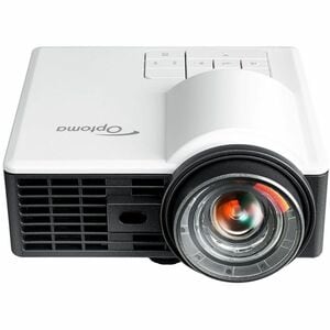 Optoma ML1050STi 3D Ready Short Throw DLP Projector - 16:10 - White, Grey - Front - 20000 Hour Normal Mode - 20,000:1 - 10