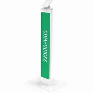 Compulocks Brandable VESA Floor Stand for Screens Up to 32 Inches - White - Brandable VESA Floor Stand for Screens Up to 3