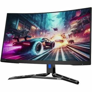 Lenovo Legion R32qc-30 32" Class WQHD Curved Screen Gaming LED Monitor - 16:9 - Raven Black - 31.5" Viewable - Vertical Alignment (VA) - WLED Backlight - 2560 x 1440 - 16.7 Million Colors - Adaptive Sync/FreeSync - 350 Nit - 0.50 ms - 180 Hz Refresh Rate - Speakers - HDMI - DisplayPort - VESA Mount Compatible