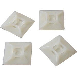 SELF-ADHESIVE NYLON CABLE TIE MOUNTS - PKG OF 100