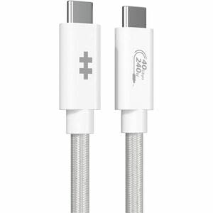Hyper HyperDrive HD6500WHGL 1.20 m USB4 Data Transfer Cable - Cable for Audio/Video Device, USB Device, MacBook, MacBook P