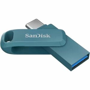 SanDisk Ultra Dual Drive Go 1 TB USB 3.1 (Gen 1) Type C, USB 3.1 (Gen 1) Type A Flash Drive - Dark Blue - 400 MB/s Read Sp