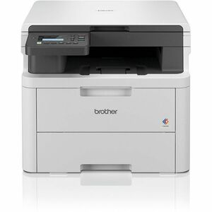 Brother DCP-L3520CDWE Wireless Laser Multifunction Printer - Colour - White - Copier/Printer/Scanner - 18 ppm Mono/18 ppm 