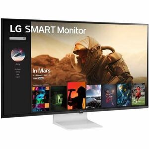 LG 43SQ700S-W 43.0" (109.2 cm) Class Webcam 4K UHD Smart LCD Monitor - 16:9 - 42.5" (108 cm) Viewable - In-plane Switching