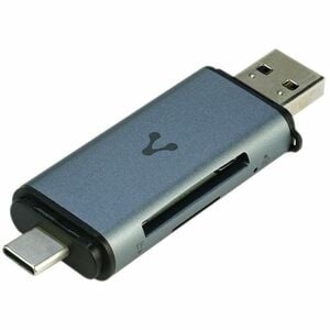 Vorago CR-350 Lector Flash - USB 3.0 Typo A, USB Tipo C - Externo - SD, microSD