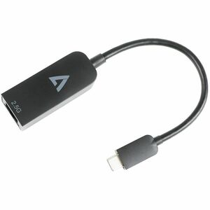 V7 V7UCRJ25G-BLK Cabo de rede / transferência de dados - Cable for Computador, Dispositivo de rede - 2.5 Gbit/s - Blindage