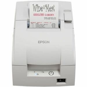 Epson TM-U220IID (102P0) Retail, Restaurant Dot Matrix Printer - Monochrome - Wall Mount - Receipt Print - Parallel - With