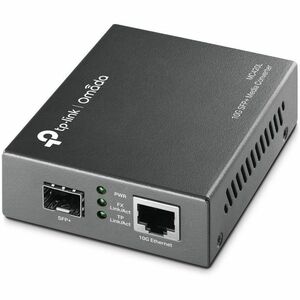 TP-Link Omada MC420L Transceiver/Media Converter - 1 Port(s) - 1 x Network (RJ-45) - Twisted Pair, Optical Fiber - Single-