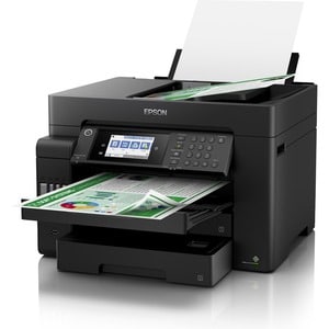 Impresora de inyección de tinta multifunción Epson L15150 Inalámbrico EcoTank - Color - Negro - Copiadora/Fax/Impresora/Es