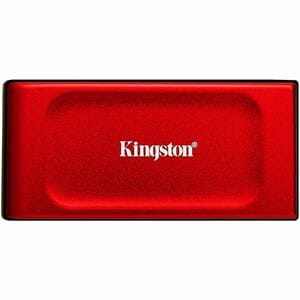 Unidad de estado sólido Pórtatil Kingston XS1000 - Externo - 1TB - Rojo - USB 3.2 (Gen 2) - 1050MB/s Tasa de transferencia de lectura máxima