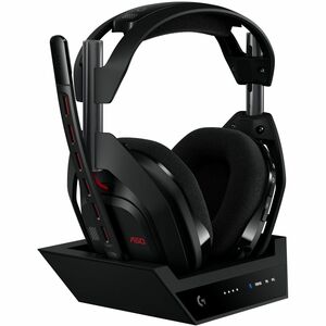 Logitech G Astro A50 LIGHTSPEED Wireless Gaming Headset + Base Station (Gen 5), PRO-G GRAPHENE, 3-System Switching, USB-C 