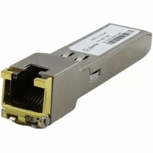 Perle PSFP-1110-RJ45 SFP Module - For Data NetworkingTwisted PairGigabit Ethernet - 10/100/1000Base-T - 1000 Mbit/s - 0.10