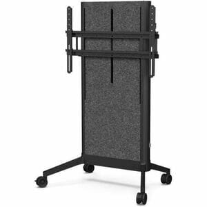SMS EVER Height Adjustable Display Stand - Up to 248.9 cm (98") Screen Support - 120 kg Load Capacity - Floor - Polyethyle