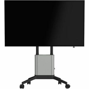 SMS EVER Height Adjustable Display Stand - Up to 215.9 cm (85") Screen Support - 100 kg Load Capacity - Floor - Aluminium 