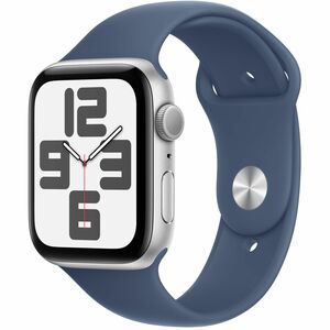 Watch SE (2nd Gen) GPS 44mm Silver Aluminium Case with Denim Sport Band - M/L