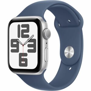 Watch SE (2nd Gen) GPS 40mm Silver Aluminium Case with Denim Sport Band - S/M