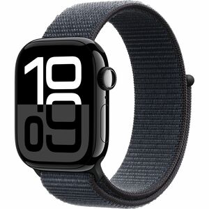 Watch Series 10 GPS 42mm Jet Black Aluminium Case with Ink Sport Loop