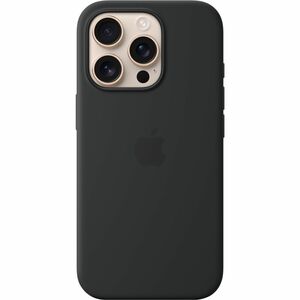 Apple iPhone 16 Pro Silicone Case with MagSafe - Black - For Apple iPhone 16 Pro Smartphone - Black - Silky, Soft-touch - 