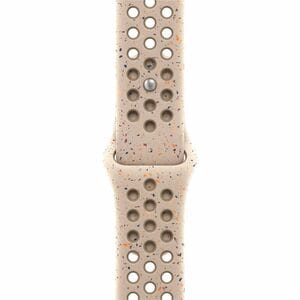 Bracelet pour Smartwatch Apple Réglable - 1 - Petit (S)/Grand (L) - À clou et passant avec - Pierre du Désert - Aluminium,