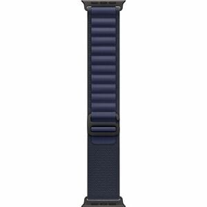 Bracelet pour Smartwatch Apple Durci Réglable - 1 - Medium (M) - Velcro avec - Navy - Fonction photo accélérée, Polyester,