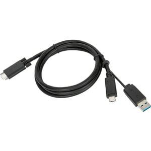 Targus ACC1135GLX 1.80 m USB/USB-C 数据传输电缆 - Cable for 扩展插口 - 10 Gbit/s - 黑
