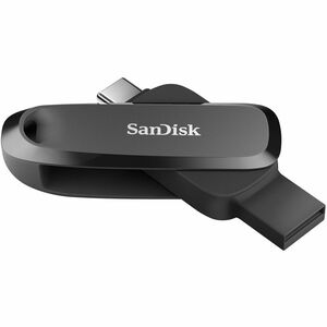 SanDisk Mobile Pen SDDDC6-128G-I46 128 GB USB 3.2 (Gen 1) Type C Flash Drive - Black - 100 MB/s Read Speed - 5 Year Warranty