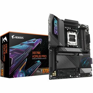 Aorus X870E PRO Gaming Desktop Motherboard - AMD X870E Chipset - Socket AM5 - ATX - Ryzen 9, Ryzen 8, Ryzen 7 Processor Su