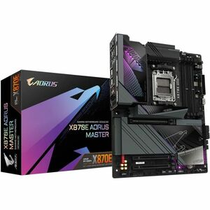 Aorus X870E AORUS MASTER Gaming Desktop Motherboard - AMD X870E Chipset - Socket AM5 - ATX - Ryzen 5, Ryzen 7 Processor Su