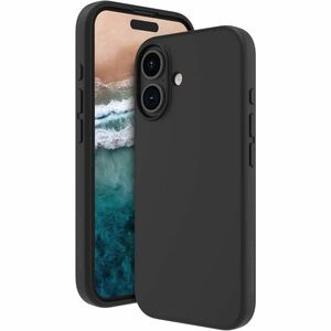 dbramante1928 ApS Monaco Case for Apple iPhone 16 Smartphone - Night Black - Super Soft - Impact Resistant, Anti-slip, Scr