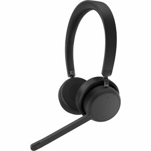 Lenovo Wireless On-ear, Over-the-head Stereo Headset - Black - Binaural - Circumaural - 3000 cm - Bluetooth - 32 Ohm - 20 