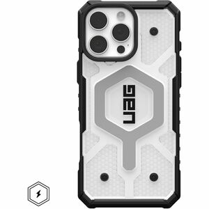 Urban Armor Gear Pathfinder Clear Case for Apple iPhone 16 Pro Max Smartphone - Hex Pattern - Ice - Drop Resistant, Impact