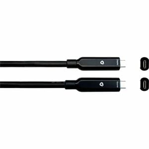 Kramer Electronics Kramer SuperSpeed+ CLS-AOCU32/FF-15 4.57 m Hybrid Fiber Optic Video/Data Transfer Cable - Cable for PC, MAC, Printer, Scanner - First End: 1x USB 3.2 (Gen 2) Type C - Male - Second End: 1x USB 3.2 (Gen 2) Type C - Male - 10 Gbit/s - Nickel Plated Connector - Gold Plated Contact - LSHF - 20/28 AWG