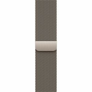 Apple Einstellbar Smartwatch-Band - 1 - Einheitsgröße - Loop Aufsatz - Natürlich - Edelstahl, Geflecht